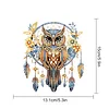 2Pcs Diamond Painting Owl Diamond Art Pendant Wall Decor