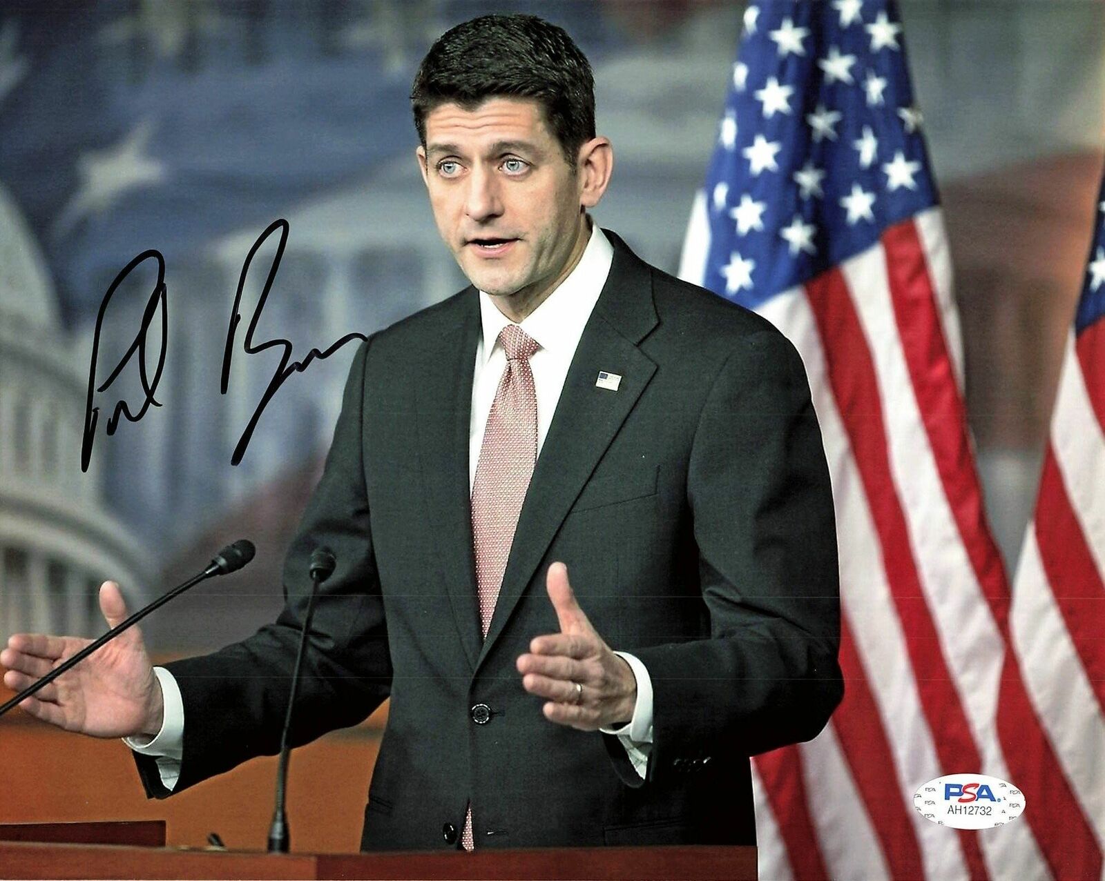 Paul Ryan signed 8x10 Photo Poster painting PSA/DNA Autographed Politician