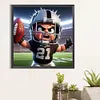 Diamond Painting -5D Full Round Drill Oakland Raiders(45x45cm)