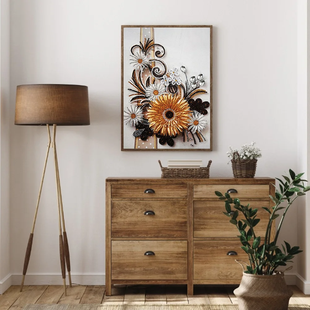 Diamond Painting - Special Shaped Drill - Flower(30*40cm)