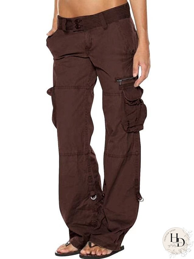 Streetwear-Inspired Black Cargo Pants