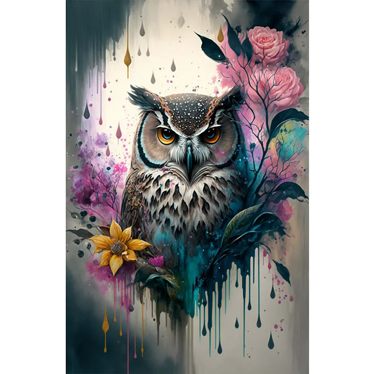 Owl - Printed Cross Stitch 11CT 40*60CM