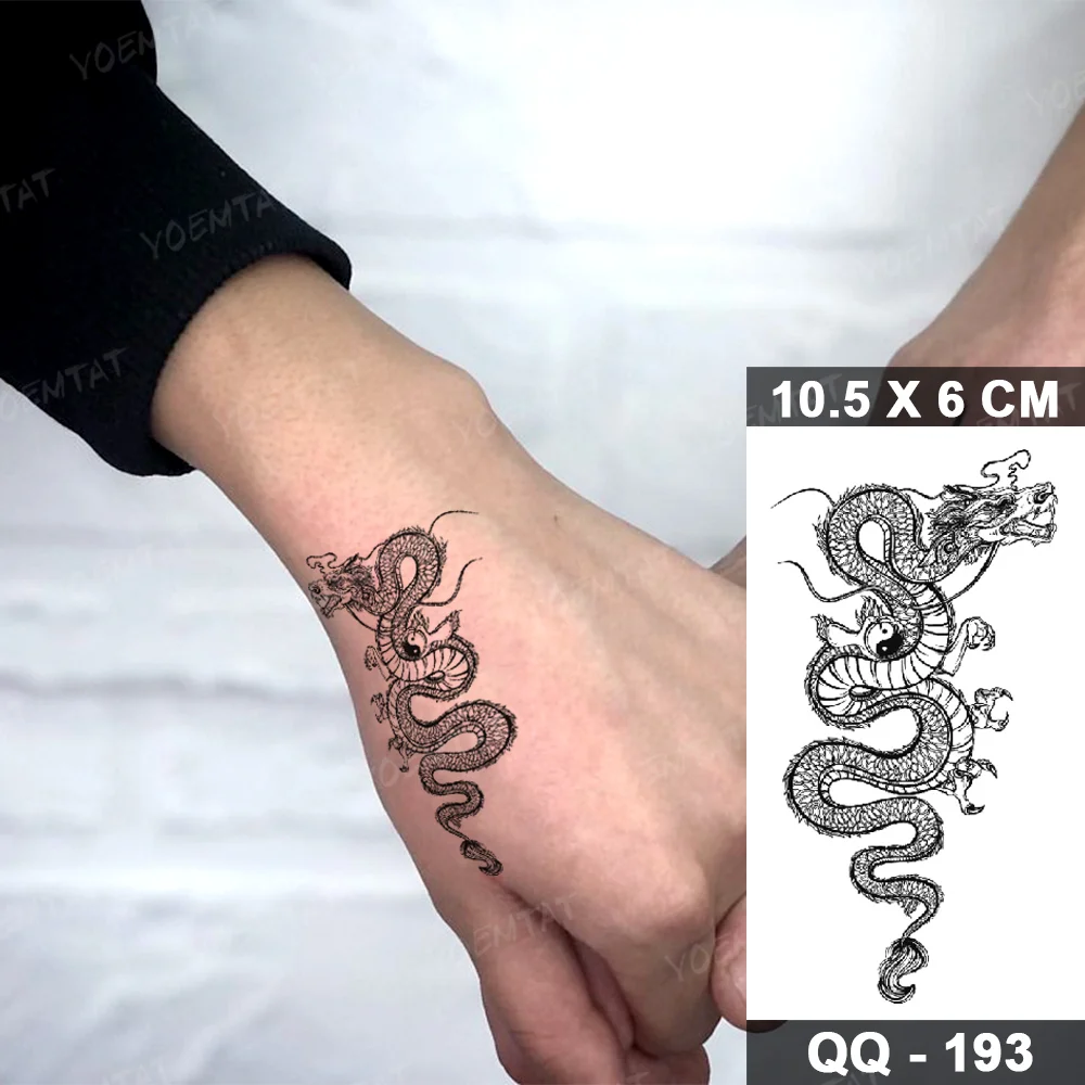 Sdrawing Temporary Tattoo Stickers Butterfly Flower Realistic Sexy Flash Tatoo Women Men Arm Waist Line Body Art Fake Tatto Cool
