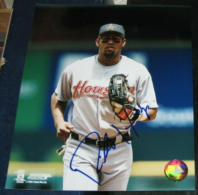 Richard Hidalgo Houston Astros SIGNED Photo Poster painting FILE 8x10 COA Autographed Baseball