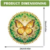 Butterfly Mandala 2D Flat DIY Diamond Art Pendant Wall Decor for Home & Windows