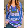 Women's Ethnic Style Hooded Sweater