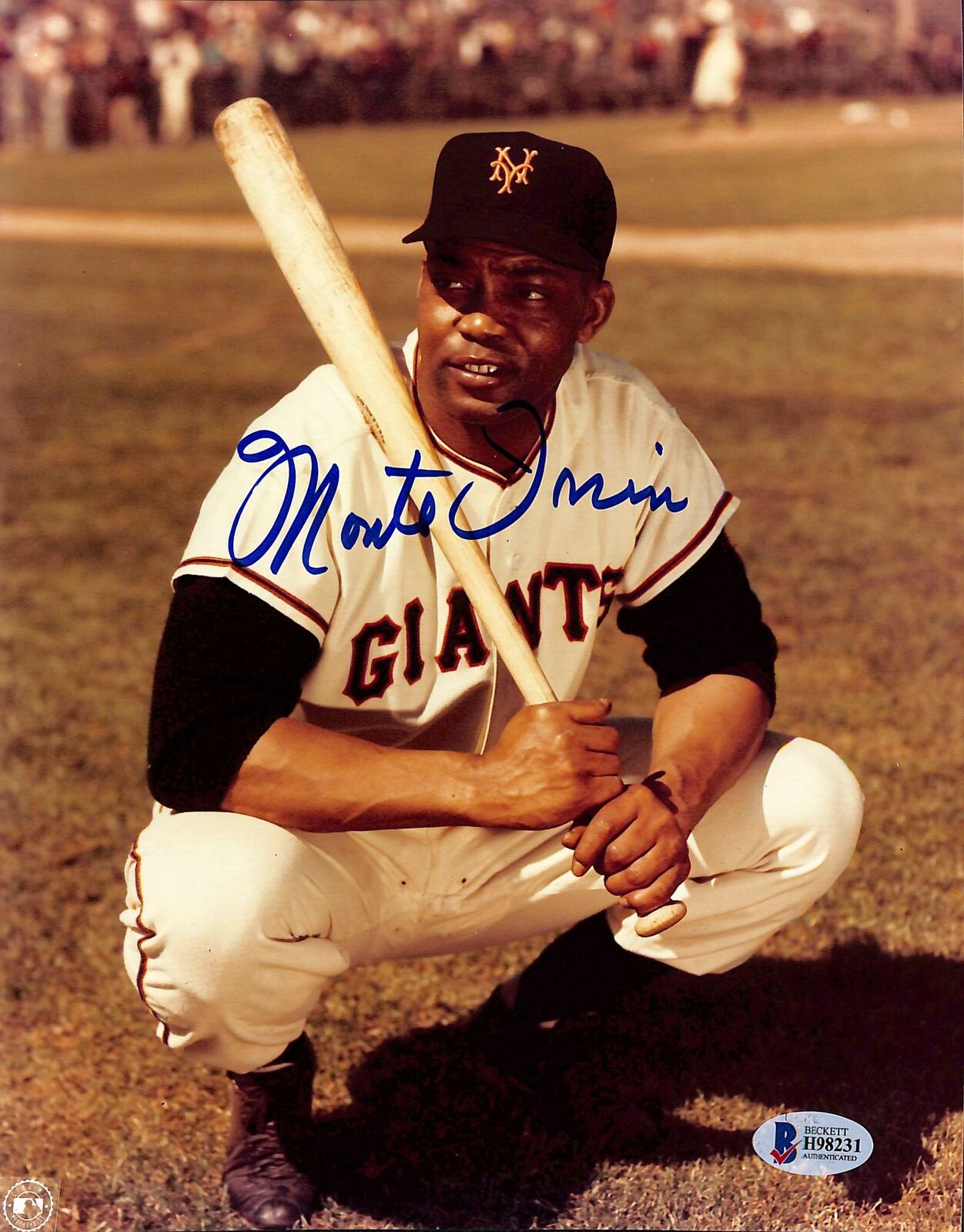 Giants Monte Irvin Authentic Signed 8x10 Photo Poster painting Autographed BAS 1