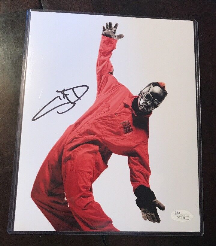 SID WILSON #0 signed SLIPKNOT 8X10 AUTOGRAPHED Photo Poster painting JSA Q00531