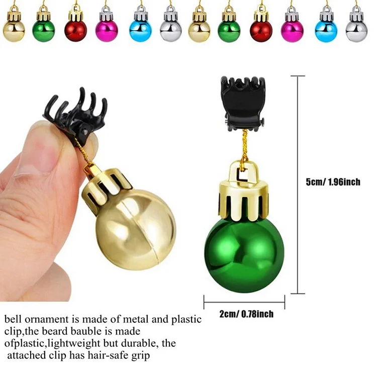 Glowing beard Christmas decoration bells - The perfect gift for you and your family