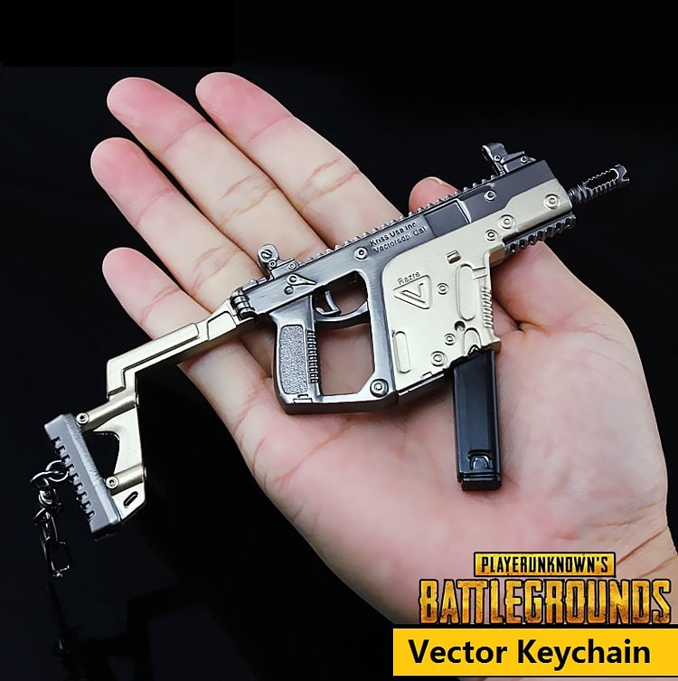 PUBG Pistol Gun Model Toy Alloy Keychain Toy Mini Pistol P92 Desert Eagle R1895 Revolver Mini Keychain Fidget Toy