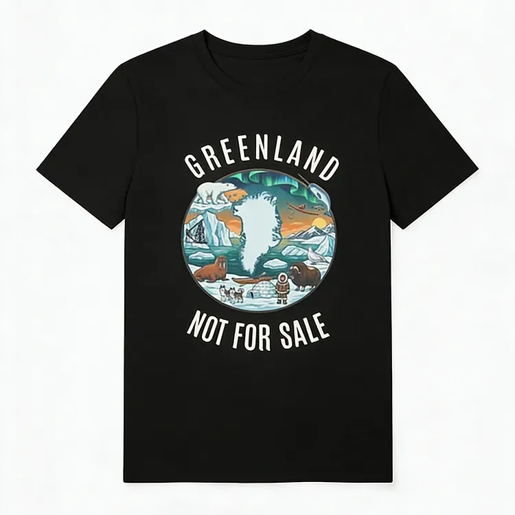 Men's Comfortable Casual T-shirts Are Not Sold In Greenland.