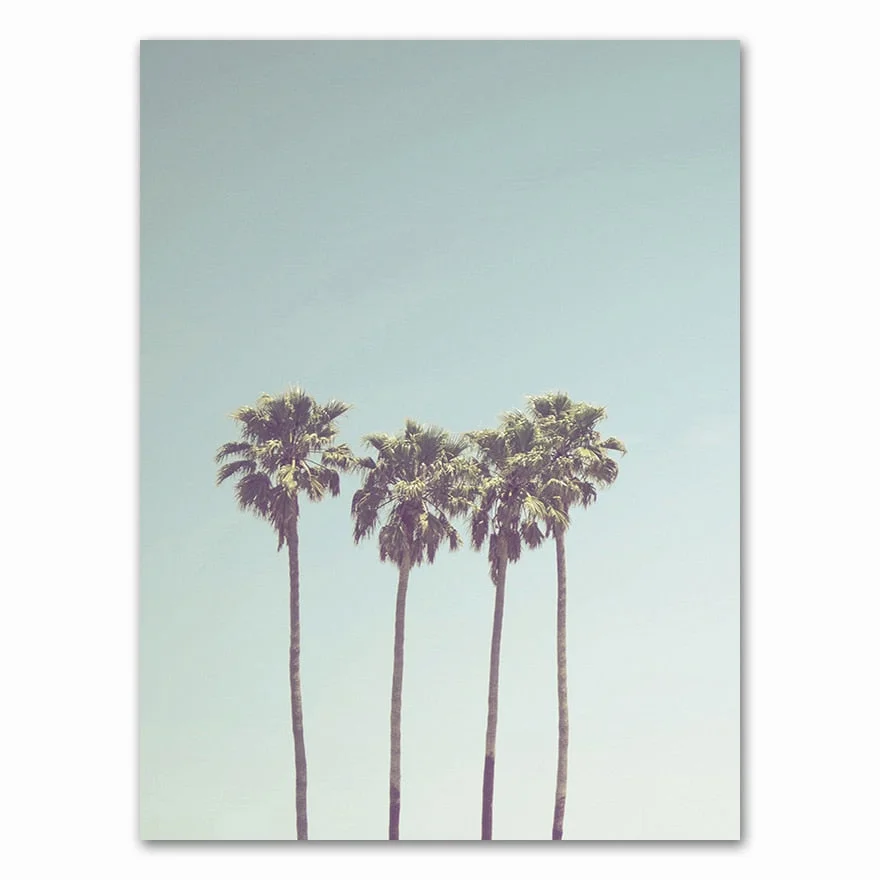 California Print Set Surf Wall Art Canvas Painting Beach Posters Surfboard Prints Coastal Decor Paintings for Living Room Wall