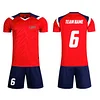 Custom Kids Sportswear Set Breathable Soccer & Football Jersey Automated Cutting Sublimation Printing Training Wear