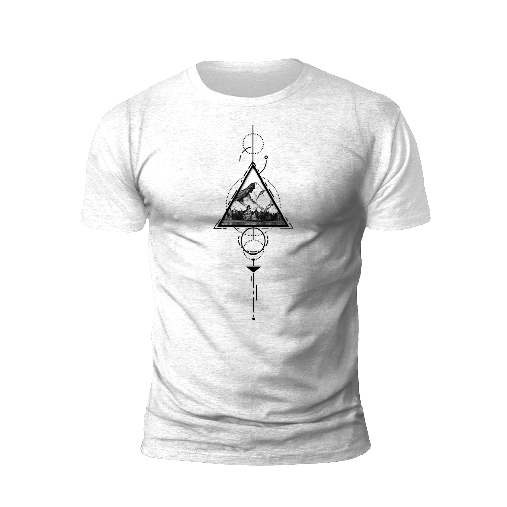 Mountain Triangle: Nature's Balance T-shirt