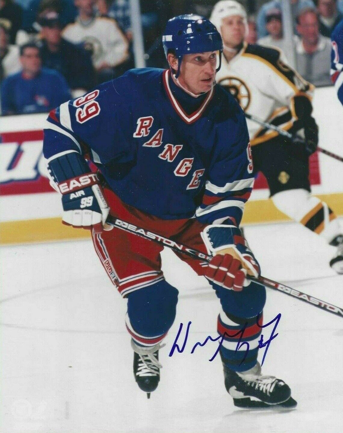 Wayne Gretzky Autographed Signed 8x10 Photo Poster painting ( HOF Rangers ) REPRINT