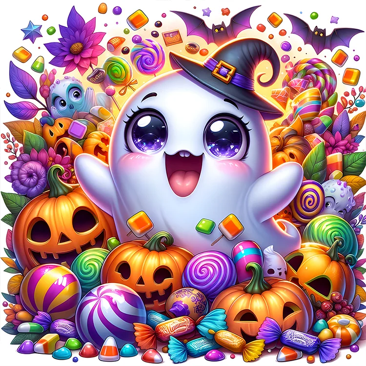 Ghost - Full Round - Diamond Painting(30*30cm)