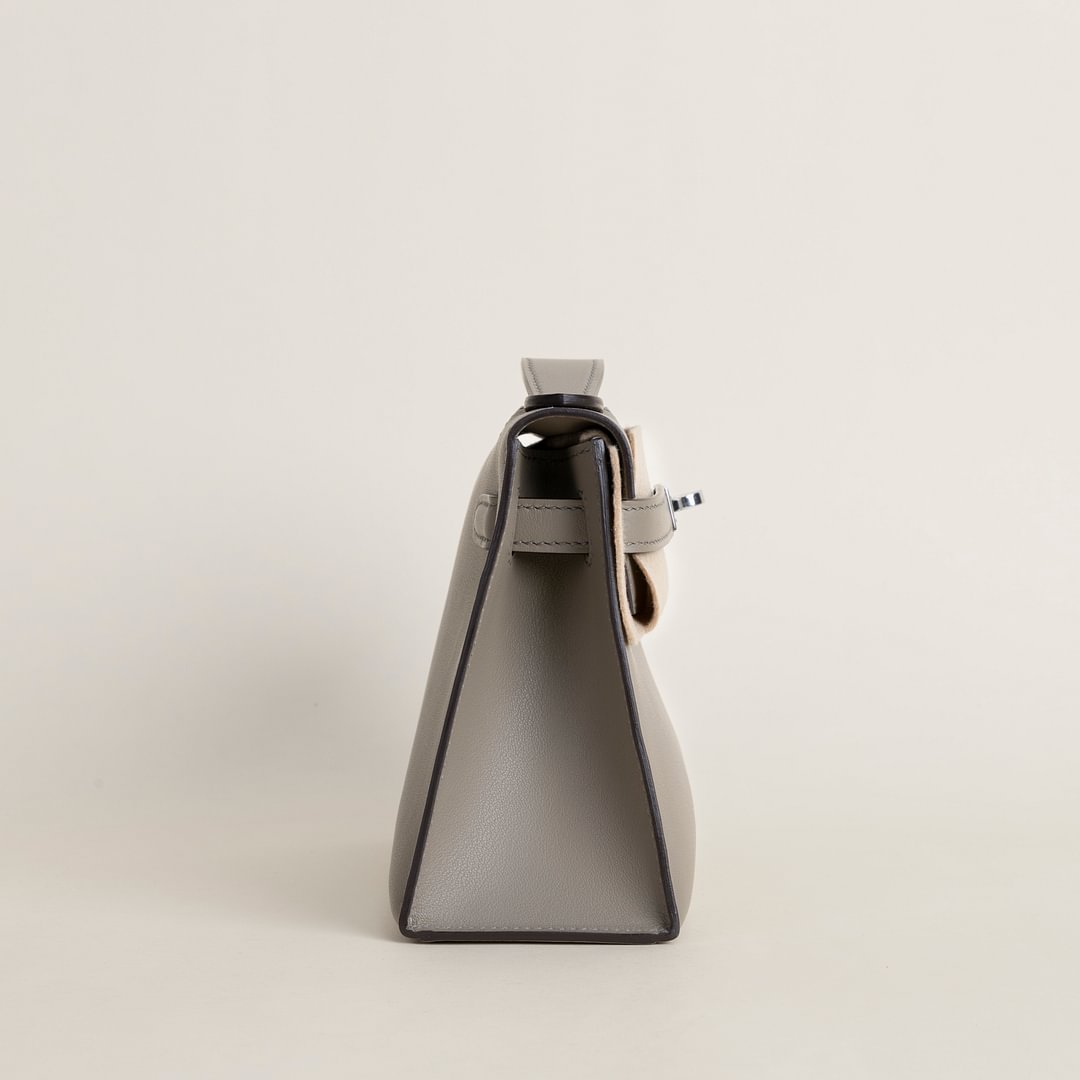 Kelly pochette Swift M8 Gris asphalte PHW