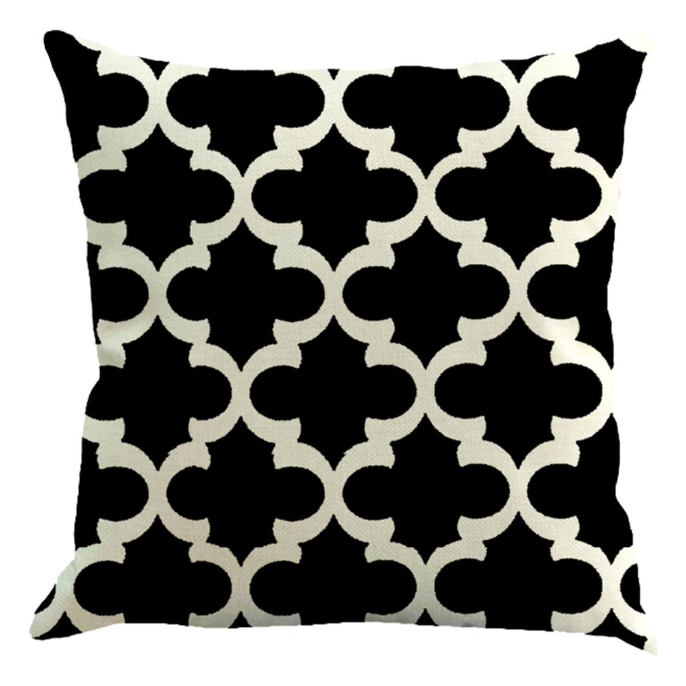 

Geometric Printed Pillowcases Sofa Car Bedroom Linen Throw Pillow Cover (D, 501 Original