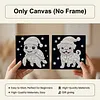 12Pcs DIY Pearl Painting Animal for Home Wall Decor(15x15cm)