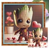 Groot-11CT Stamped Cross Stitch 40*40cm/15.75*15.75in