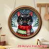 Cat DIY Diamond Painting Hanging Pendants Acrylic Crafts Kit for Home Wall Decor