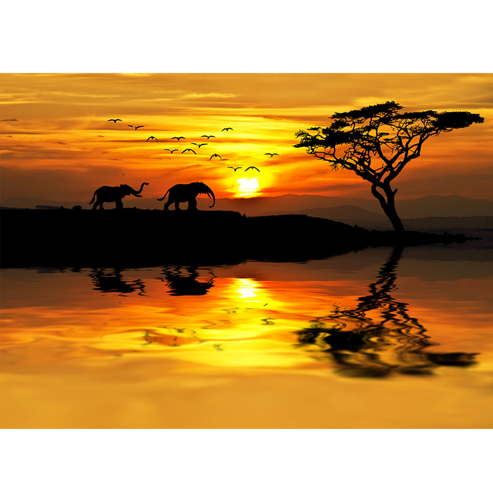 Фотошторы Африка на закате