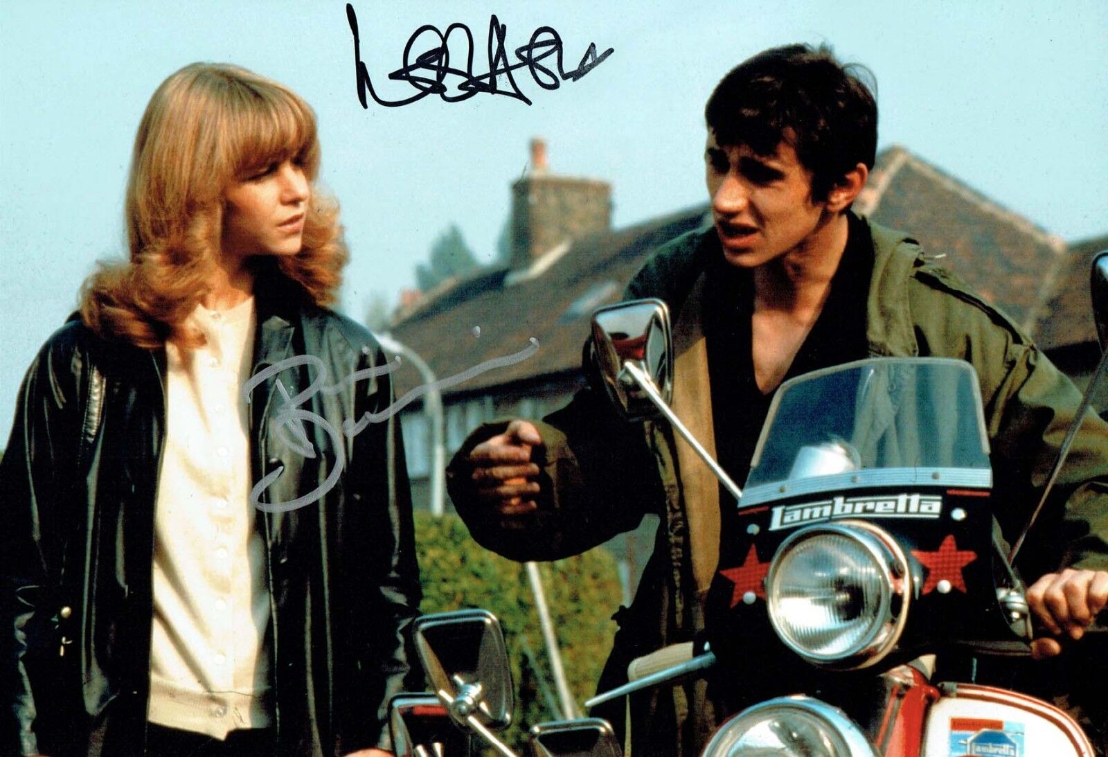 Phil DANIELS & Leslie ASH SIGNED Autograph QUADROPHENIA 12 x 8 Photo Poster painting 1 AFTAL COA