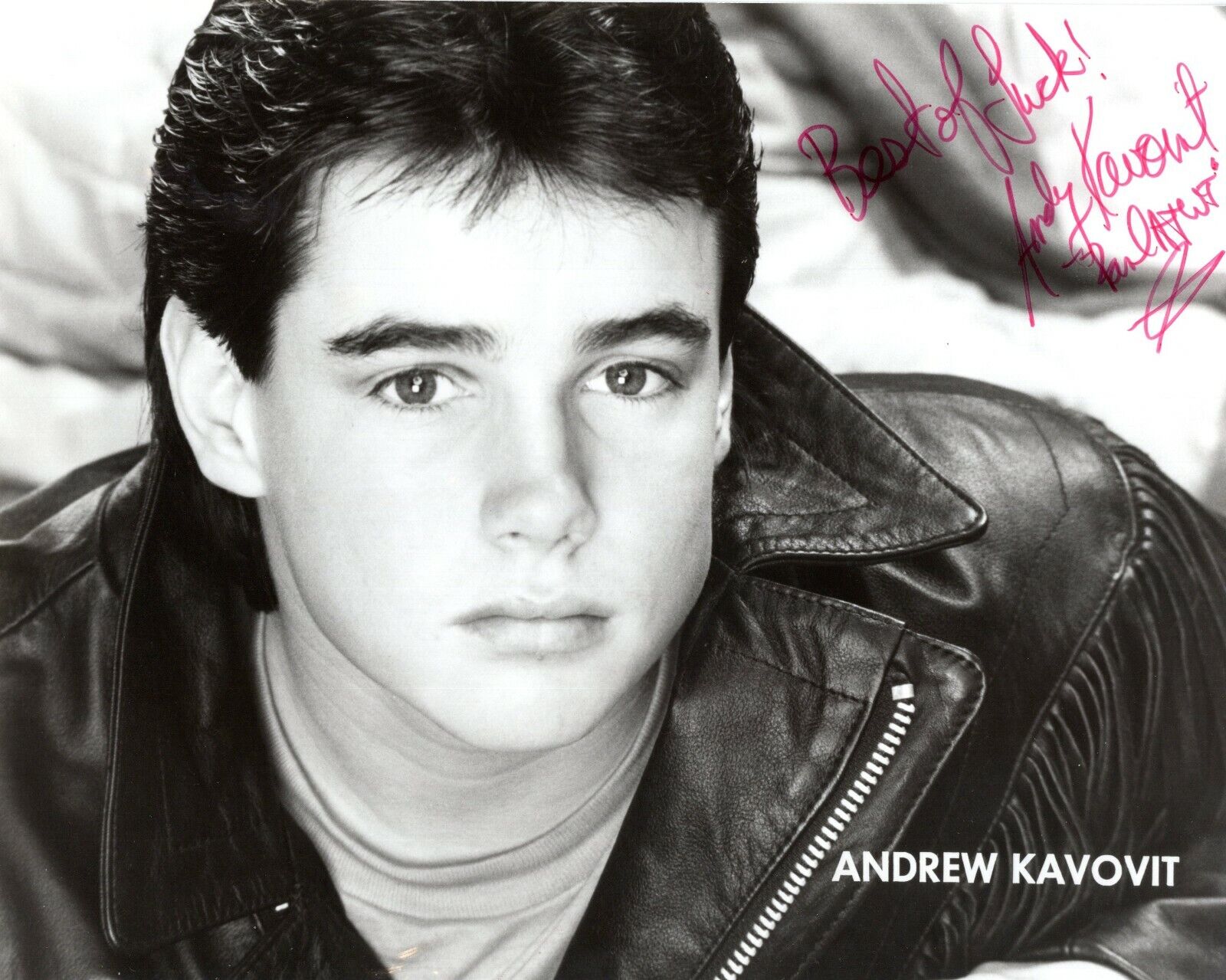 Andrew Kavovit Actor Hand Signed Autograph 8x10 Photo Poster painting