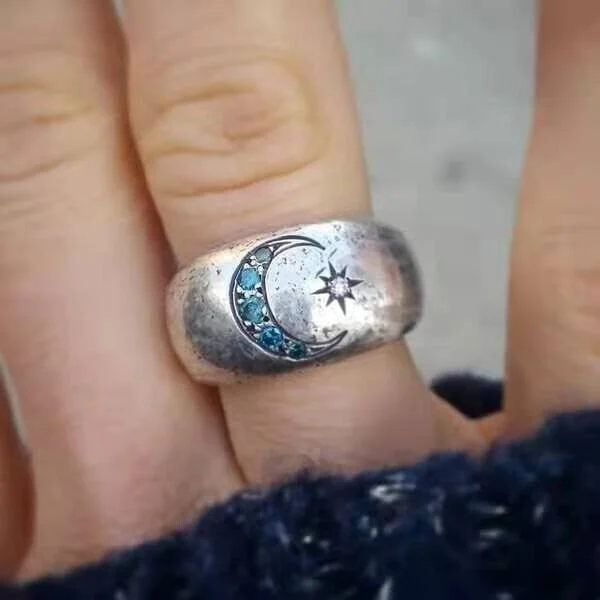🔥Last Day 75% OFF🎁 Star Moon Ring🌙