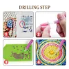 DIY Diamond Painting 7 Color Night Light Lamp Home Decoration Ornament Gift Kit(Snowman)