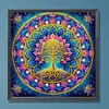 Mandala Baum des Lebens - speziell geformtes Diamond Painting - 30*30cm