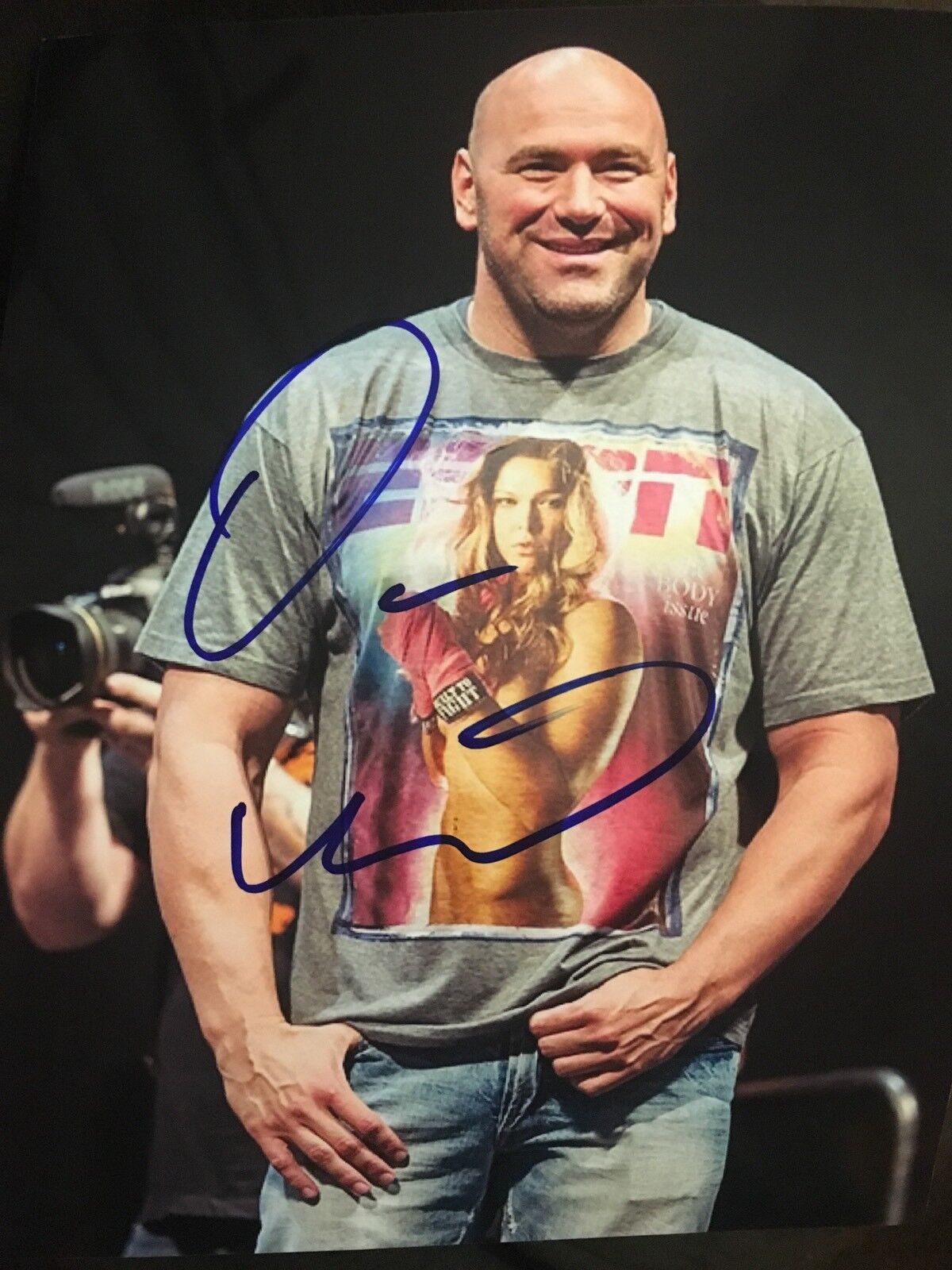 Dana White Signed Photo Poster painting 8.5x11 UFC MMA Fighting Autographs