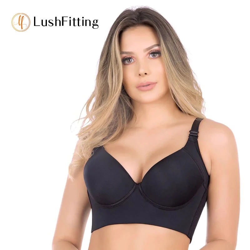 LushFitting - Sexy Deep Cup Full Coverage Bra