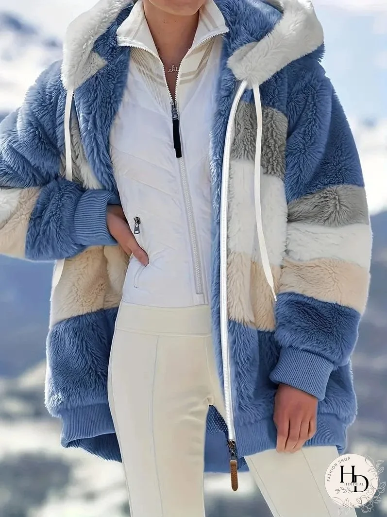 Trendy Tie-Dye Hooded Jacket