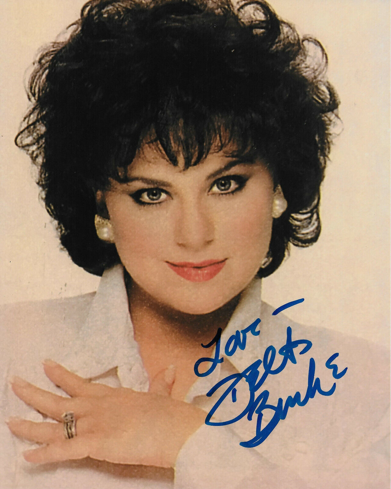 Delta Burke Designing Women Original Autographed 8X10 Photo Poster painting #3