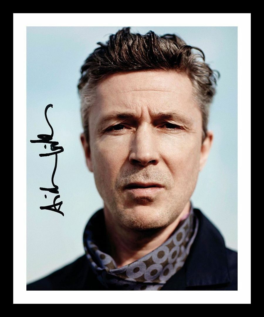 Aidan Gillen Autograph Signed & Framed Photo Poster painting