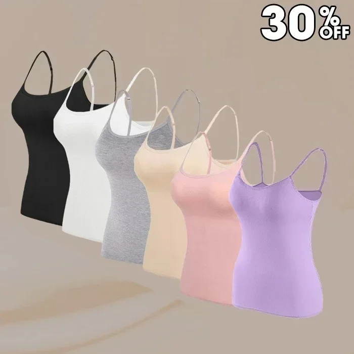 🔥Hot sale🔥 Women Tank Top with Built in Bra Camisole