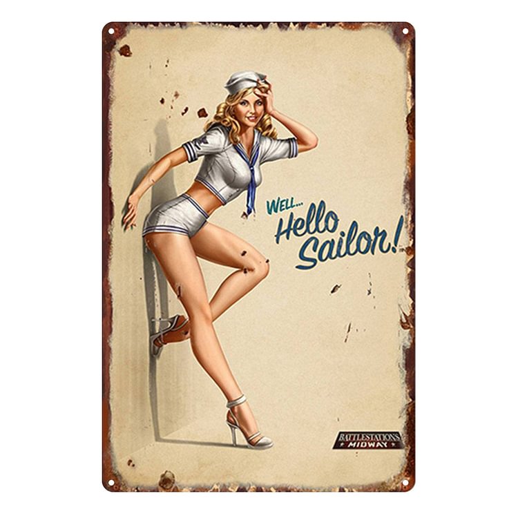 Sexy Pin Up Girl - Vintage Tin Signs/Wooden Signs - 20*30cm/30*40cm