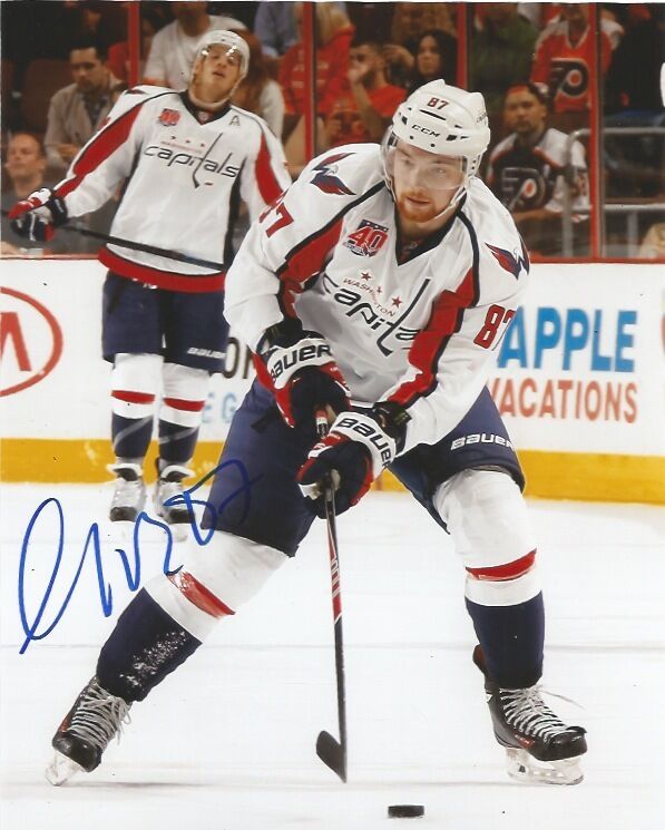 Washington Capitals Liam O'Brien Signed Autographed 8x10 NHL Photo Poster painting COA B