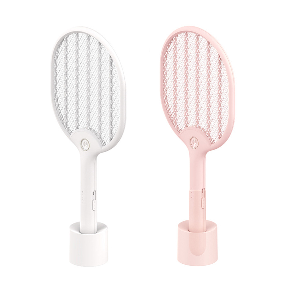 

Insect Racket Swatter Electric USB Mosquito Fly Killer LED Home Bug Zapper, Pink, 501 Original
