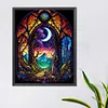 uk.everydayedeals (Limited Stock)Diamond Painting - Round AB Drills - Witch of Moon(45*55cm)