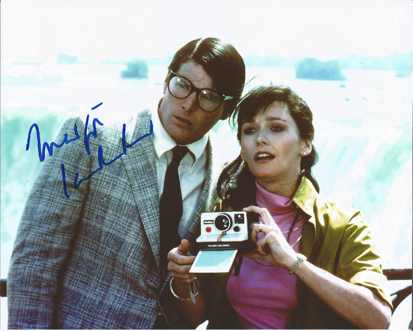 MARGOT KIDDER HAND SIGNED AUTHENTIC SUPERMAN (LOIS LANE) 8X10 Photo Poster painting w/COA PROOF