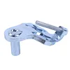 2 Packs Chain Link Fence Gate Hinge 1-5/8in Chain Link Rust Resistant Easy To Install Galvanized Steel Gate Hinge for Farm Garden Backyard