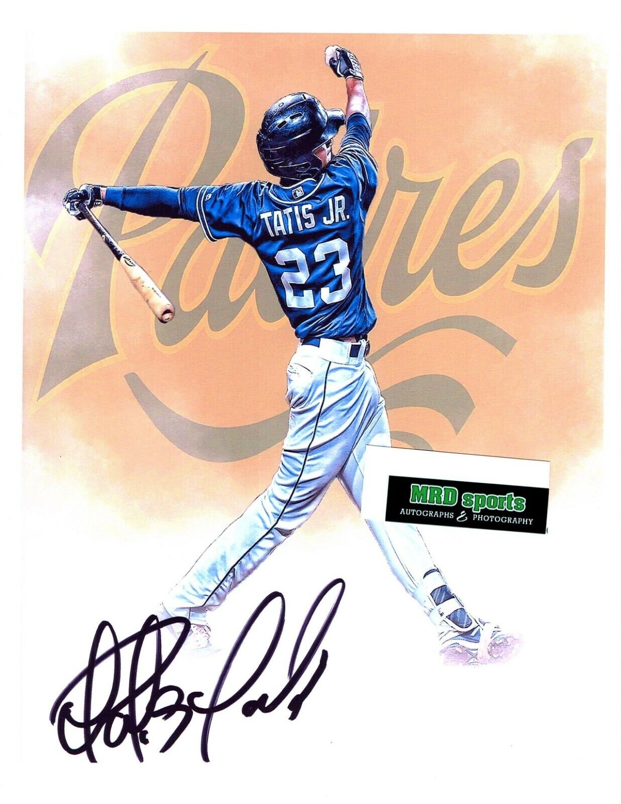 Fernando Tatis Jr San Diego Padres reprinted 8x10 autograph signed Photo Poster painting!