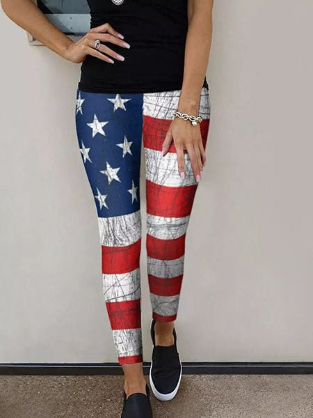 American Flag Star Striped Pants
