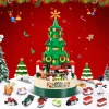(🔥2023 BEST GIFT TO FAMILY🔥)DIY Christmas Tree Brick Music Box