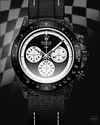 NTPT Carbon Rolex DiW Daytona &ldquo;PAUL NEWMAN BLACK DLC"