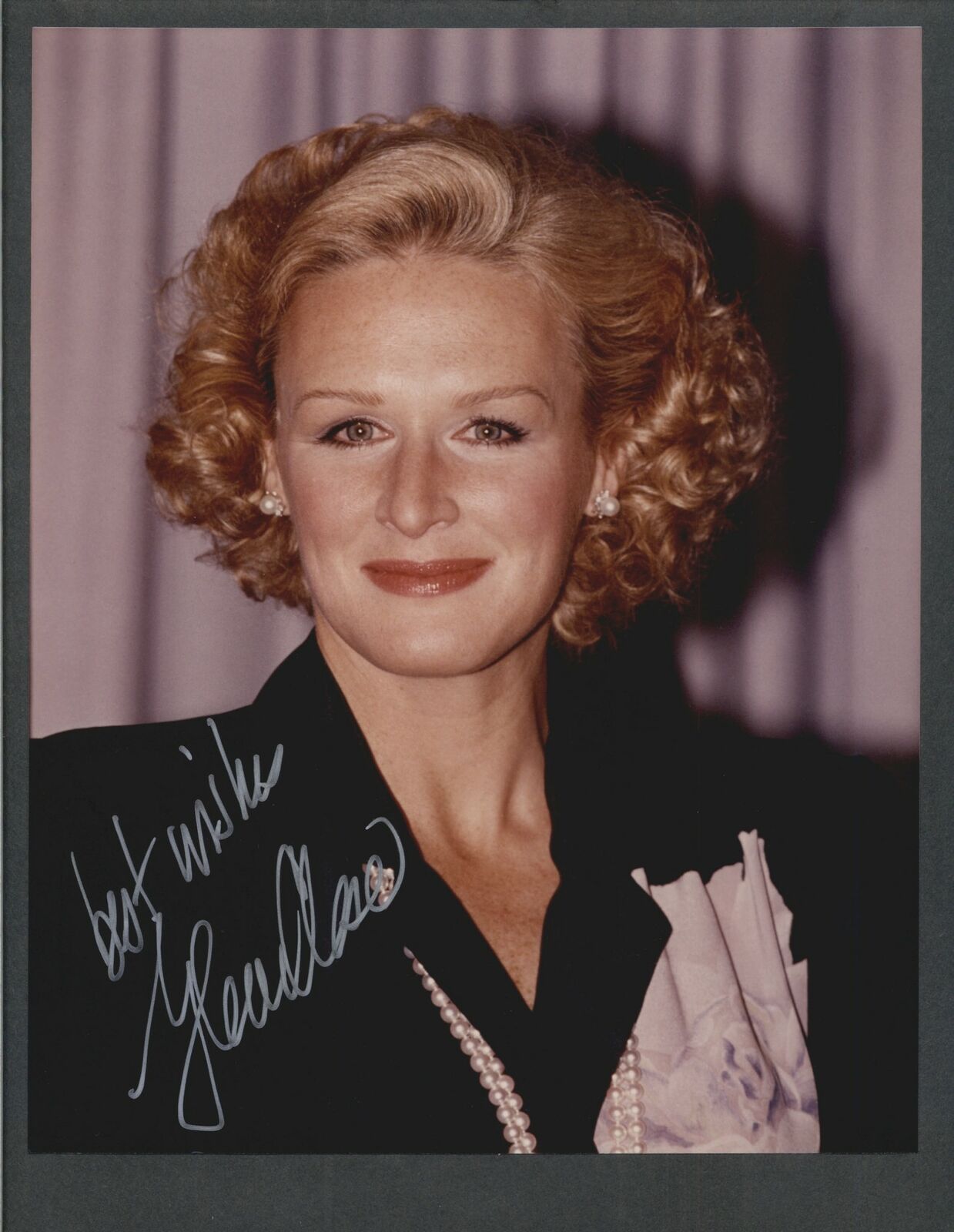 Glenn Close - Signed Autograph Color 8x10 Photo Poster painting - Fatal Attraction