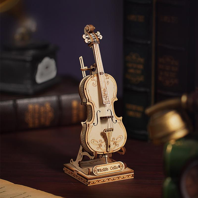 Rolife Modern 3D Wooden Puzzle - Musical Instrument (4 Kits)