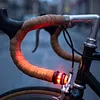 Bike Handlebar End Light Bar End Plug Warning Lights Waterproof Mountain Bike Handlebar Light Type-C Charging High-Brightness Safety Warning Lamp Night Riding Road Bikes Accessories